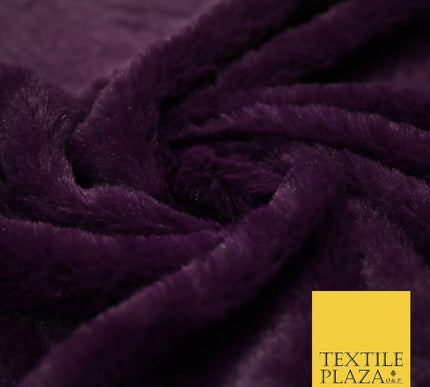 6 COLOURS - Premium Super Soft Plush Short Pile Shimmer Faux Fur Fabric Material