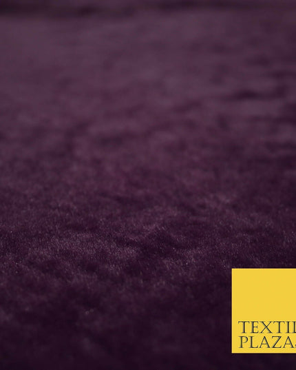 6 COLOURS - Premium Super Soft Plush Short Pile Shimmer Faux Fur Fabric Material