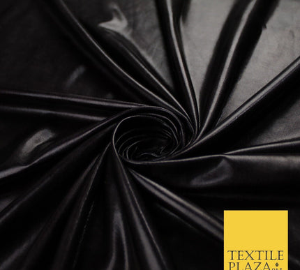 Black Plum Navy - PREMIUM Metallic Elastique Lycra Fabric Spandex Dancewear