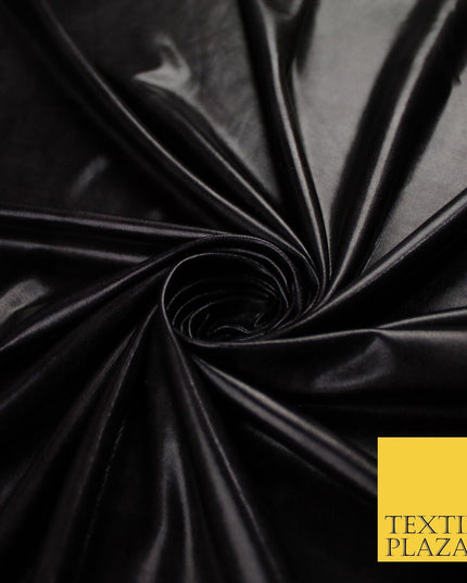 Black Plum Navy - PREMIUM Metallic Elastique Lycra Fabric Spandex Dancewear