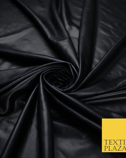 Black Plum Navy - PREMIUM Metallic Elastique Lycra Fabric Spandex Dancewear