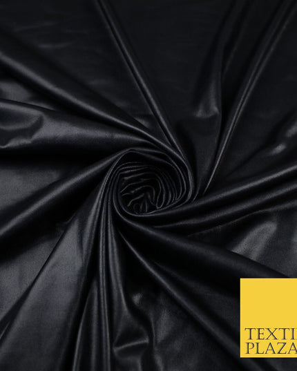 Black Plum Navy - PREMIUM Metallic Elastique Lycra Fabric Spandex Dancewear
