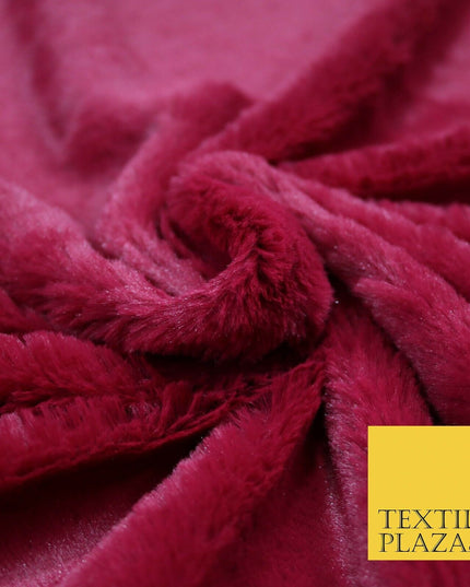 6 COLOURS - Premium Super Soft Plush Short Pile Shimmer Faux Fur Fabric Material