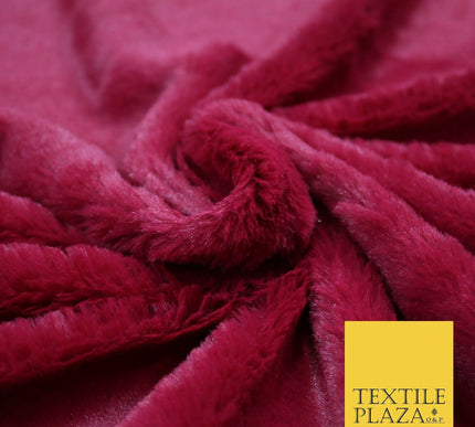 6 COLOURS - Premium Super Soft Plush Short Pile Shimmer Faux Fur Fabric Material