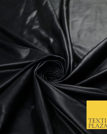 Black Plum Navy - PREMIUM Metallic Elastique Lycra Fabric Spandex Dancewear