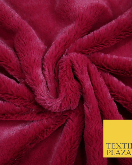 6 COLOURS - Premium Super Soft Plush Short Pile Shimmer Faux Fur Fabric Material