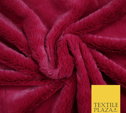 6 COLOURS - Premium Super Soft Plush Short Pile Shimmer Faux Fur Fabric Material