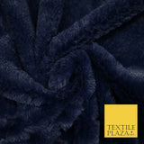 6 COLOURS - Premium Super Soft Plush Short Pile Shimmer Faux Fur Fabric Material