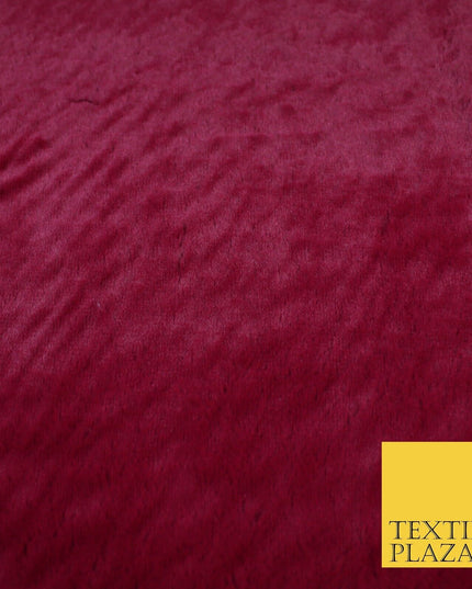 6 COLOURS - Premium Super Soft Plush Short Pile Shimmer Faux Fur Fabric Material