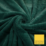 6 COLOURS - Premium Super Soft Plush Short Pile Shimmer Faux Fur Fabric Material