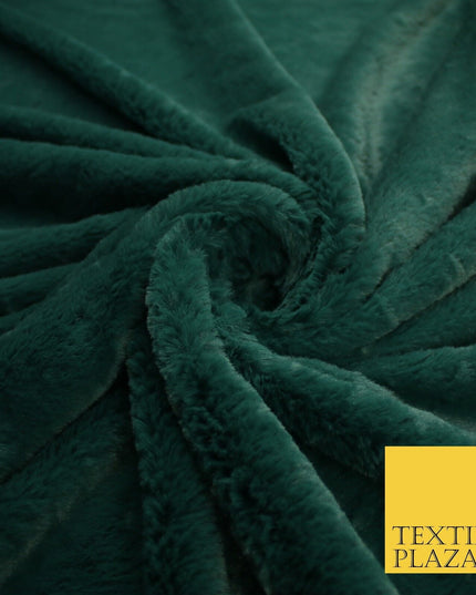 6 COLOURS - Premium Super Soft Plush Short Pile Shimmer Faux Fur Fabric Material