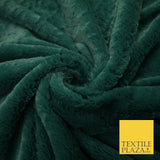 6 COLOURS - Premium Super Soft Plush Short Pile Shimmer Faux Fur Fabric Material