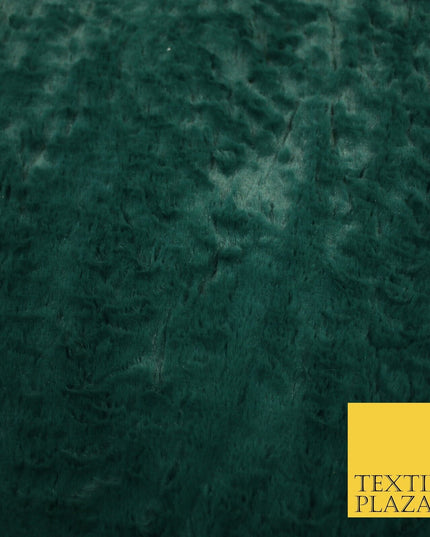 6 COLOURS - Premium Super Soft Plush Short Pile Shimmer Faux Fur Fabric Material