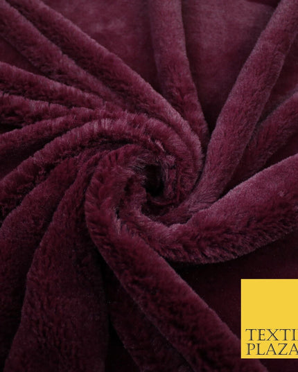 6 COLOURS - Premium Super Soft Plush Short Pile Shimmer Faux Fur Fabric Material