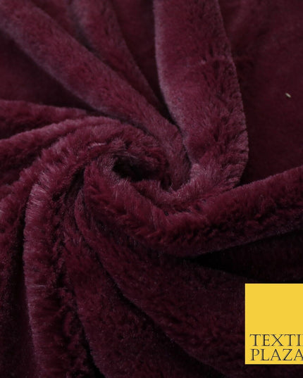 6 COLOURS - Premium Super Soft Plush Short Pile Shimmer Faux Fur Fabric Material