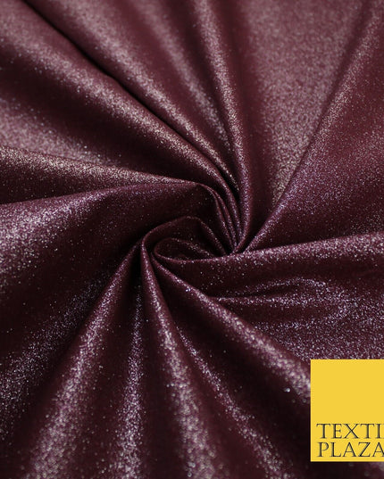 13 COLOURS - Luxury Sparkly Fine Glitter 100% Cotton Fabric Craft Festive 59"