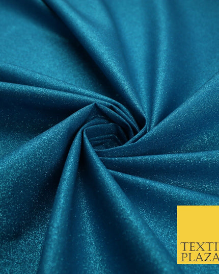 13 COLOURS - Luxury Sparkly Fine Glitter 100% Cotton Fabric Craft Festive 59"