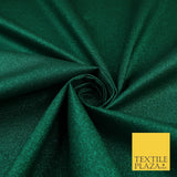 13 COLOURS - Luxury Sparkly Fine Glitter 100% Cotton Fabric Craft Festive 59"