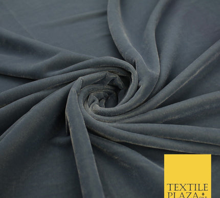 6 COLOURS - Soft Plain Non Stretch Micro Velvet Dress Fabric Material 54" Wide
