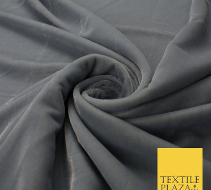 6 COLOURS - Soft Plain Non Stretch Micro Velvet Dress Fabric Material 54" Wide