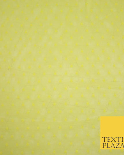 5 COLOURS - 3mm Dobby Pin Spot Polka Dot Mesh Net Tulle Dress Fabric 59" Wide