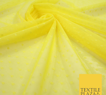 5 COLOURS - 3mm Dobby Pin Spot Polka Dot Mesh Net Tulle Dress Fabric 59" Wide