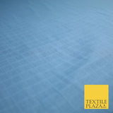 6 COLOURS - Checked Jacquard Flat Double Gauze Woven 100% Cotton Fabric