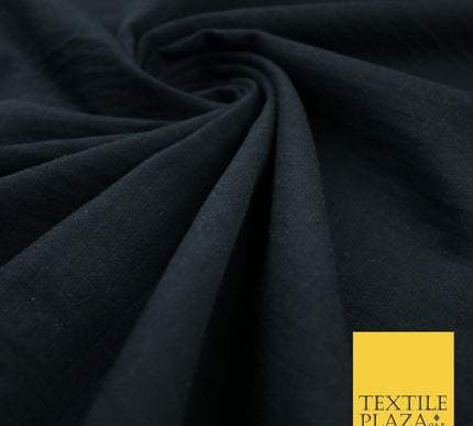 6 COLOURS - Checked Jacquard Flat Double Gauze Woven 100% Cotton Fabric