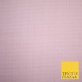 6 COLOURS - Checked Jacquard Flat Double Gauze Woven 100% Cotton Fabric