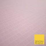 6 COLOURS - Checked Jacquard Flat Double Gauze Woven 100% Cotton Fabric