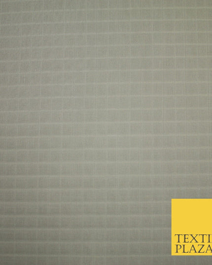 6 COLOURS - Checked Jacquard Flat Double Gauze Woven 100% Cotton Fabric