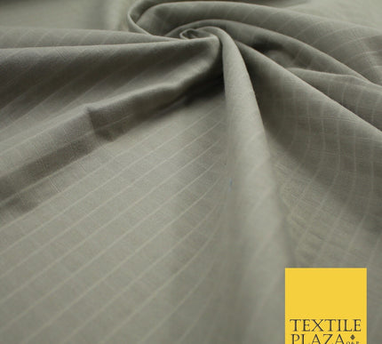 6 COLOURS - Checked Jacquard Flat Double Gauze Woven 100% Cotton Fabric