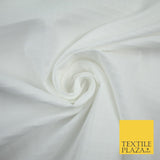 6 COLOURS - Checked Jacquard Flat Double Gauze Woven 100% Cotton Fabric