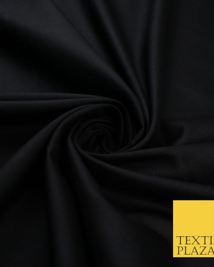16 COLOURS - Plain Soft Smooth Crisp 100% Polyester Dress Fabric Suiting Craft