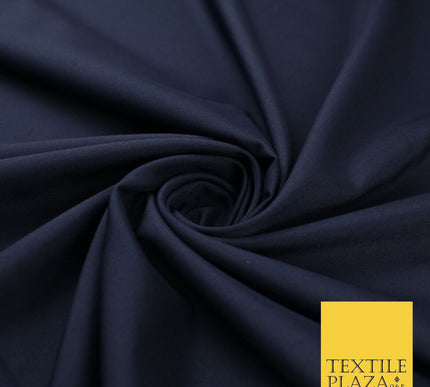 16 COLOURS - Plain Soft Smooth Crisp 100% Polyester Dress Fabric Suiting Craft