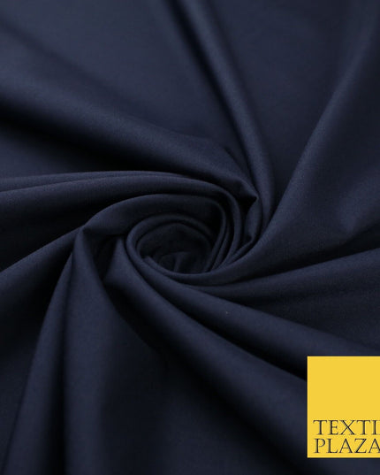 16 COLOURS - Plain Soft Smooth Crisp 100% Polyester Dress Fabric Suiting Craft