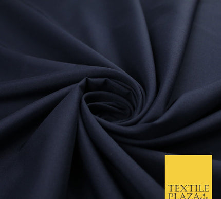 16 COLOURS - Plain Soft Smooth Crisp 100% Polyester Dress Fabric Suiting Craft