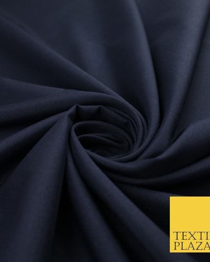 16 COLOURS - Plain Soft Smooth Crisp 100% Polyester Dress Fabric Suiting Craft