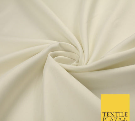 16 COLOURS - Plain Soft Smooth Crisp 100% Polyester Dress Fabric Suiting Craft
