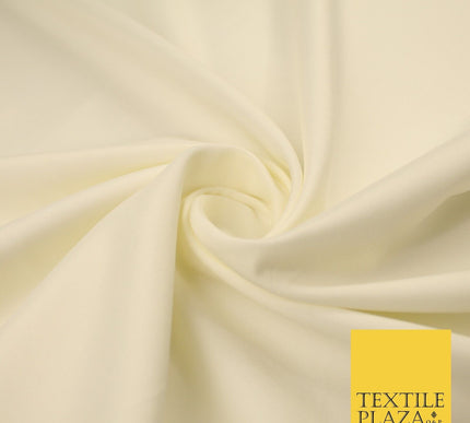 16 COLOURS - Plain Soft Smooth Crisp 100% Polyester Dress Fabric Suiting Craft