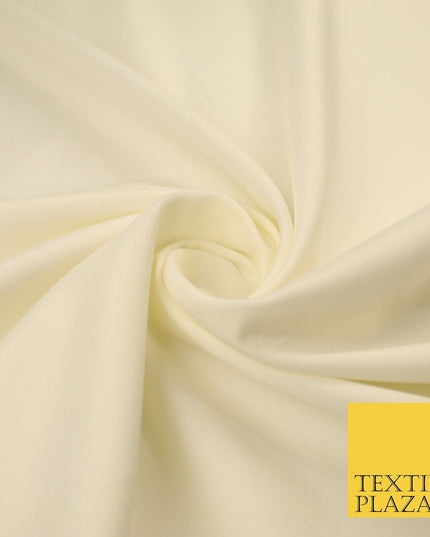 16 COLOURS - Plain Soft Smooth Crisp 100% Polyester Dress Fabric Suiting Craft