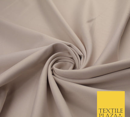 16 COLOURS - Plain Soft Smooth Crisp 100% Polyester Dress Fabric Suiting Craft