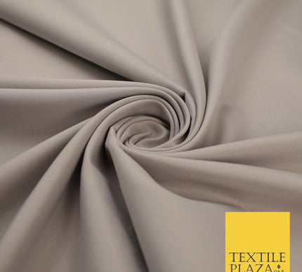 16 COLOURS - Plain Soft Smooth Crisp 100% Polyester Dress Fabric Suiting Craft