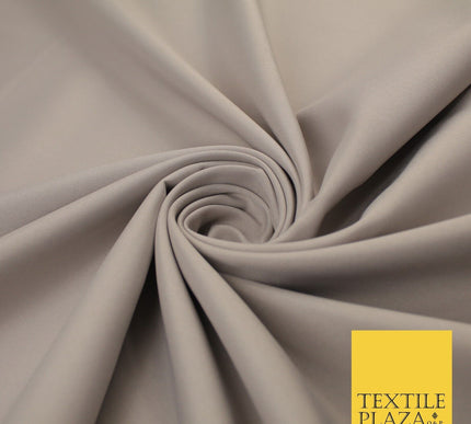 16 COLOURS - Plain Soft Smooth Crisp 100% Polyester Dress Fabric Suiting Craft