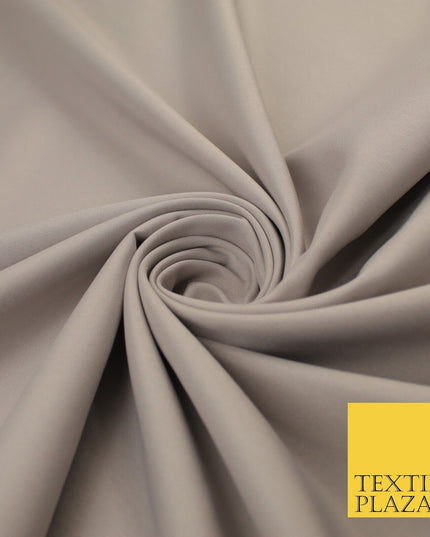 16 COLOURS - Plain Soft Smooth Crisp 100% Polyester Dress Fabric Suiting Craft