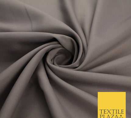 16 COLOURS - Plain Soft Smooth Crisp 100% Polyester Dress Fabric Suiting Craft