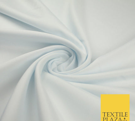 16 COLOURS - Plain Soft Smooth Crisp 100% Polyester Dress Fabric Suiting Craft