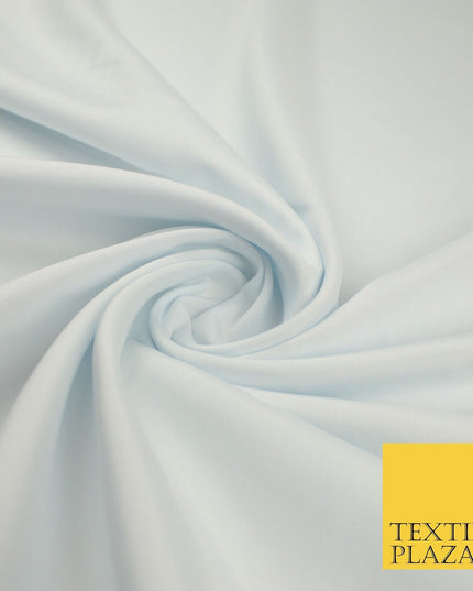 16 COLOURS - Plain Soft Smooth Crisp 100% Polyester Dress Fabric Suiting Craft