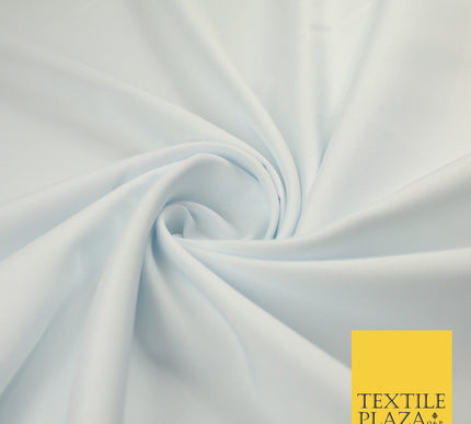 16 COLOURS - Plain Soft Smooth Crisp 100% Polyester Dress Fabric Suiting Craft