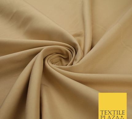 16 COLOURS - Plain Soft Smooth Crisp 100% Polyester Dress Fabric Suiting Craft